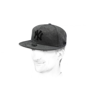 snapback NY gris negro Engineered Plus NY 950 gray black